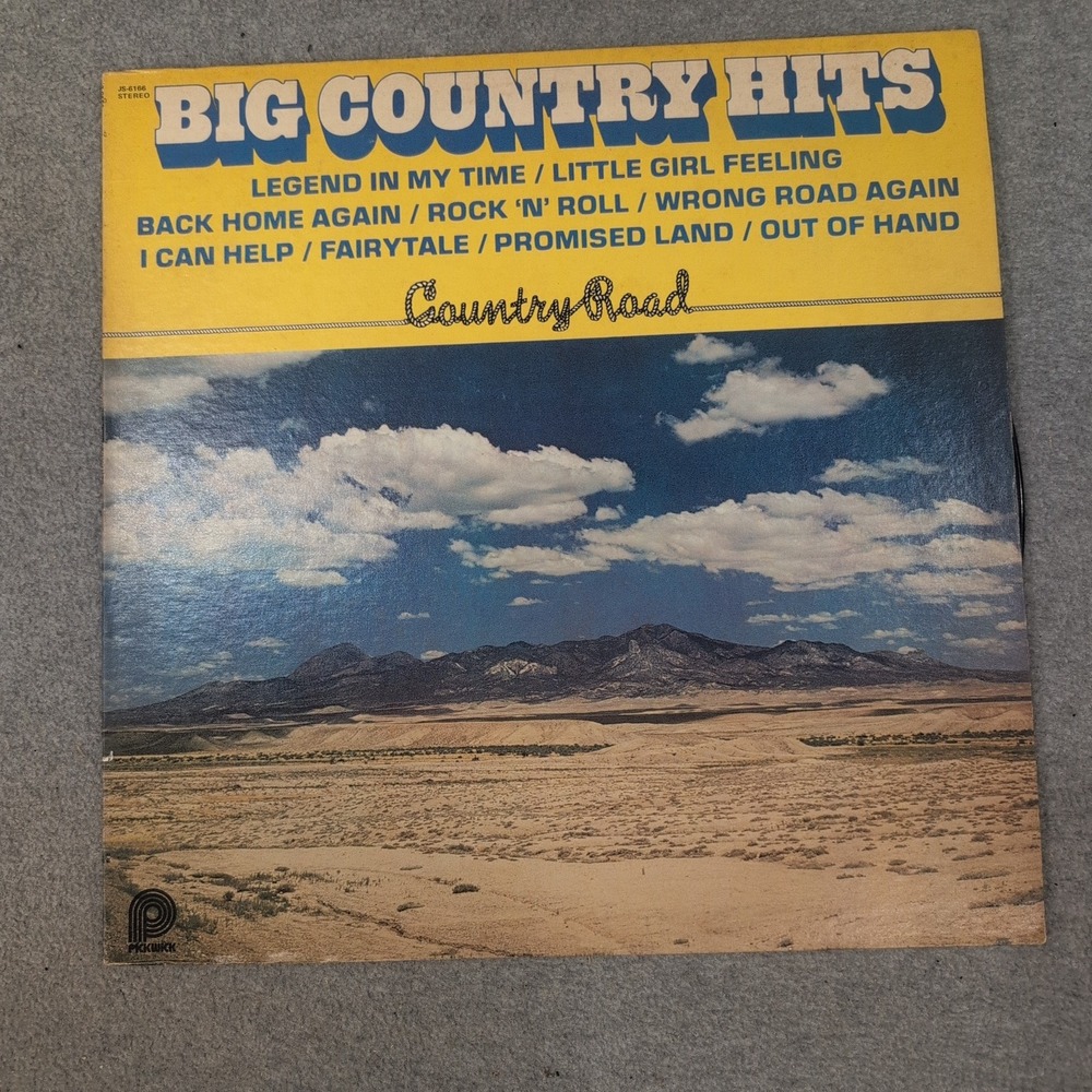 Big Country Hits Country Road Vinyl LP Hilltop JS-6166 1975 Comp 33 RPM Record - Picture 1 of 2